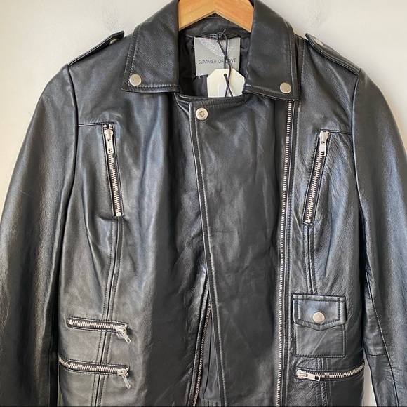 Summer of Love Genie 100% Leather Jacket - Picture 3 of 16
